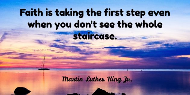 Take the step of faith