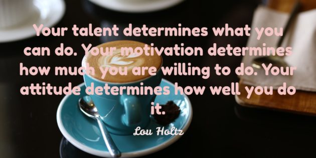 Talent and motivation